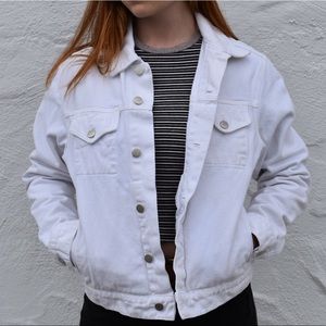American Apparel White Denim Jacket